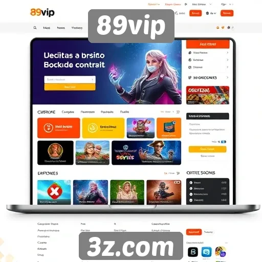 Design e usabilidade do site 89vip em foco