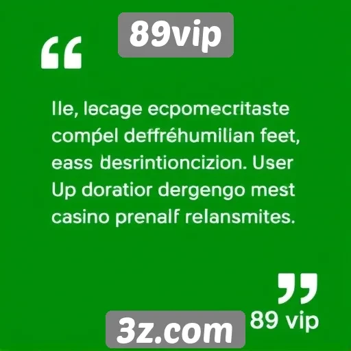 Depoimentos de jogadores sobre a experiência no 89vip