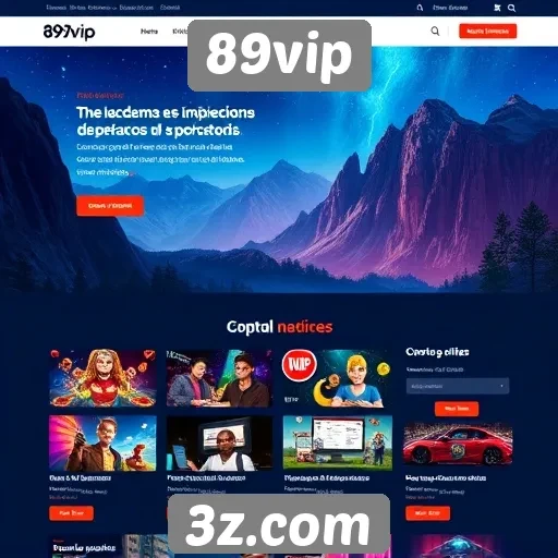 Experiência de usuário no site 89vip